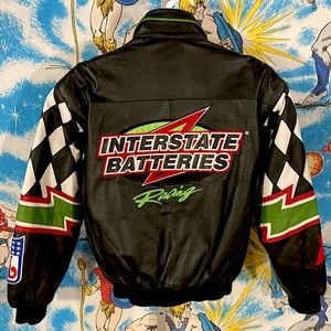 authentic NASCAR vintage leather jacket